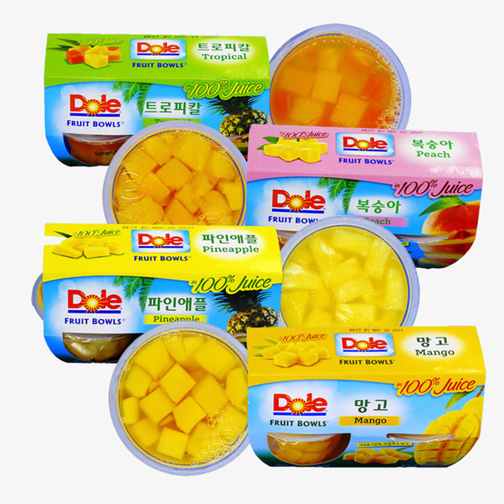 Dole 후룻볼 (망고/복숭아/트로피칼/파인애플)